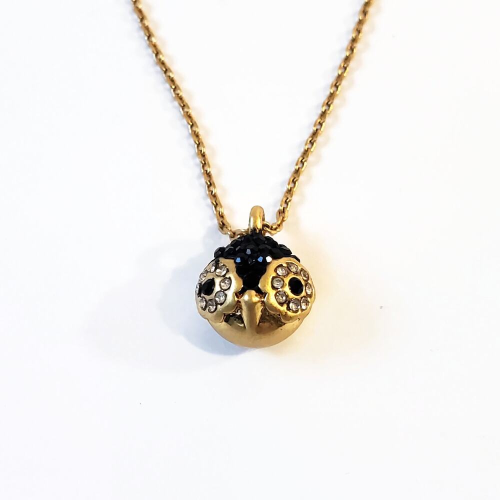 Kate Spade Dashing Beauty Penguin Pave Rhinestone Pendant Necklace 19"